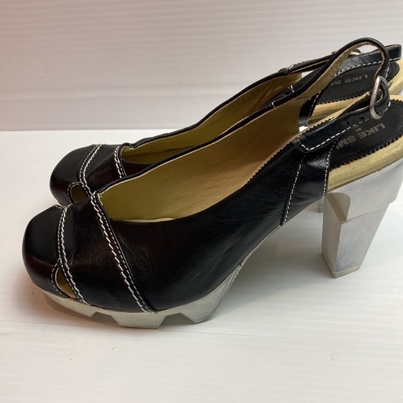 Like Smug by Prophecy sling back heels modern minimalist - Picture 8 of 8